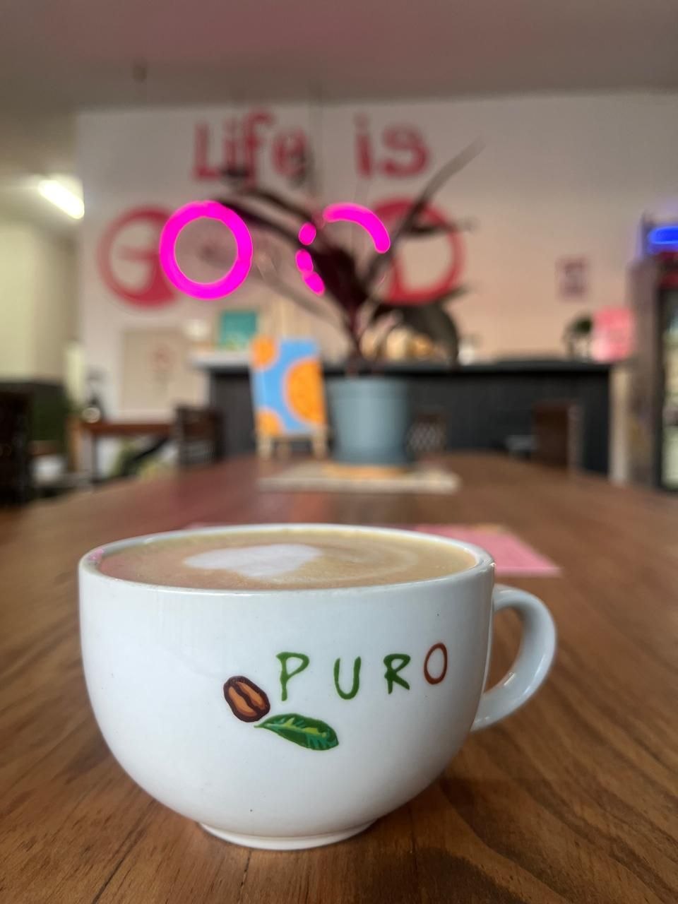 Coffee at Life Is Good Café